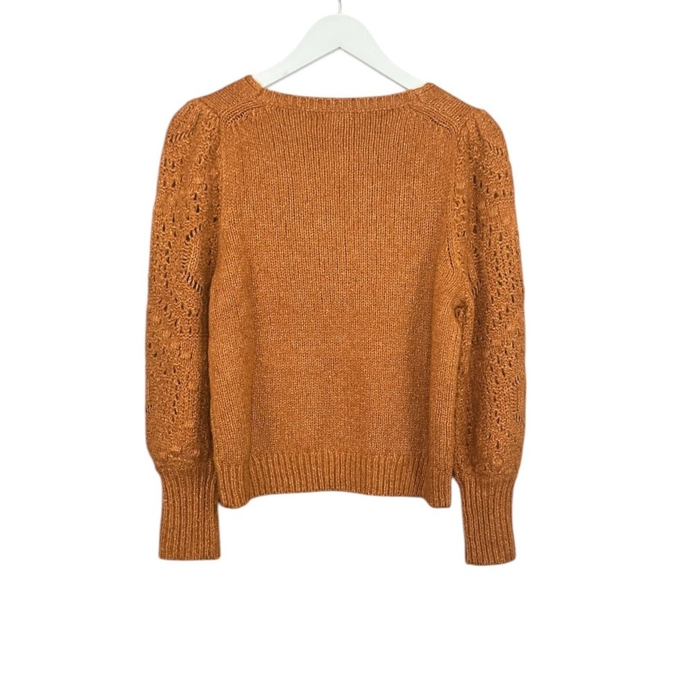Sundance Yessica Sweater Spice Petite Merino Wool Blend NWT - Picture 3 of 12